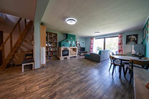 Jedyny bungalow w Tuchomiu kominek, duży ogród