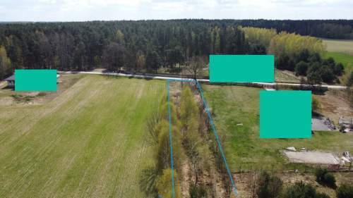 Działka budowlana 3000 m2 w Siekierce gm. Chotcza