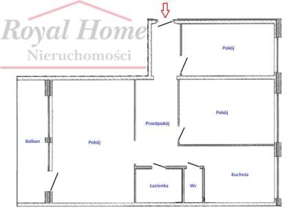 Przestronne, b. ładne 3 pok. z balkonem.