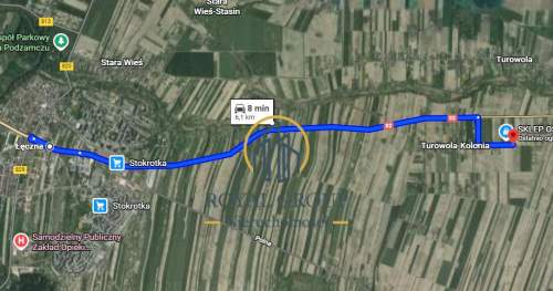 Działka budowlana 32ar, Turowola - Kolonia