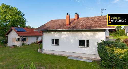 Stylowa posiadłość na 62 arach - 2 domy Białoborze