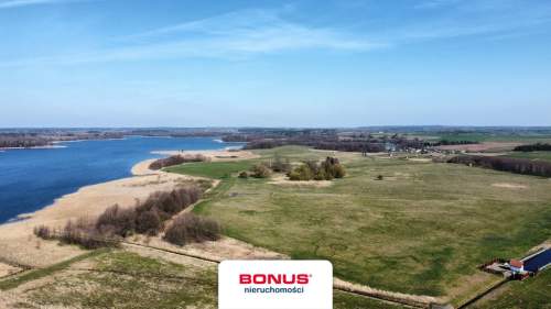 Działka z linią brzegową jeziora Białego