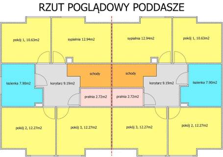 Dwie połowy domu na sprzedaż-zabudowa bliźniacza