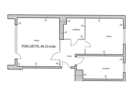 widna kuchnia, loggia 3m2, piwnica 4m2. Wsch-Zach