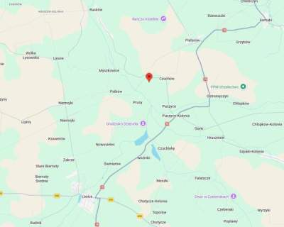 Działka zagrodowa Czuchów-Pieńki, gm. Platerów