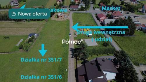 Działka budowlana 11 ar Nieszkowice Małe Media