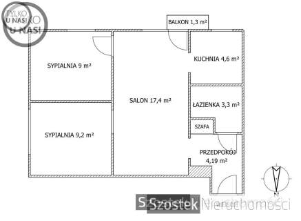 M. w ładnym bloku na pełnym zieleni Rakowie