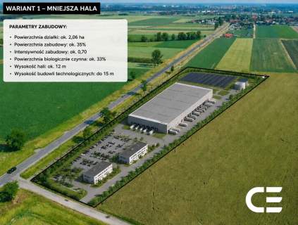 2,06 ha produkcja i logistyka MPZP U-P
