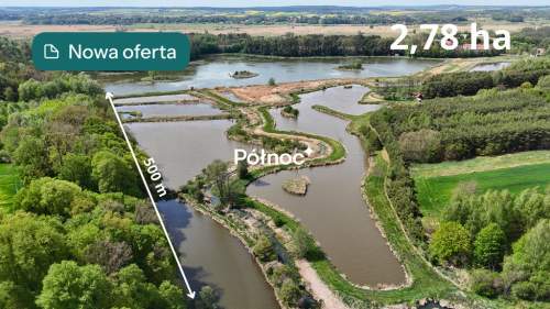 Staw rybny 2,74 ha Małochwiej Duży