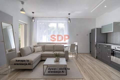 42 m2 2 pokoje Aneks Balkon loggia z widokiem na zieleń