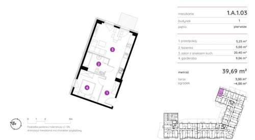 Apartament 2 pokojowy na Siedlcach