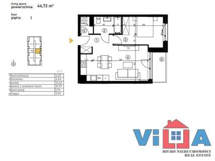 2-POKOJOWE MIESZKANIE W APARTAMENTOWCU