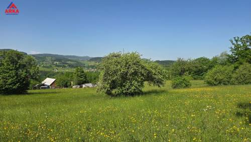 Widokowa działka z WZ   południowy stok, panorama