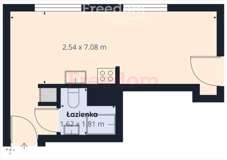 Nowoczesne mieszkanie 24,4m garaż, balkon