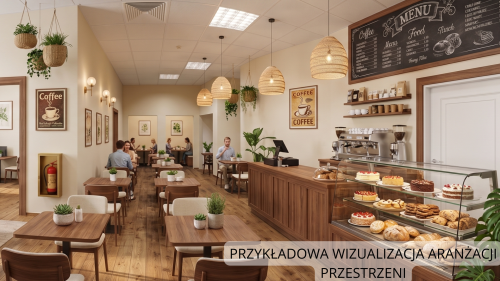 Lokal handlowo-usługowy na parterze z witryną od ulicy