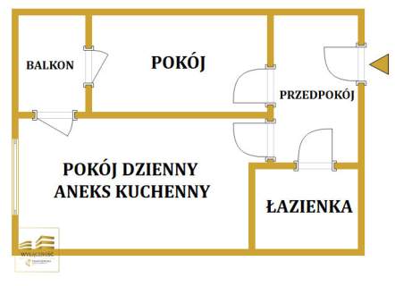 Mieszkanie 38,1 m2 na osiedlu Wrotków