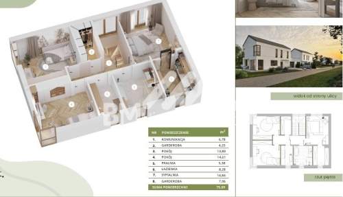 Kady, 5 pokoi, 750 m.kw. działka, 1 km WKD
