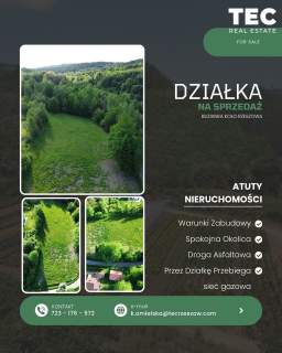 Działka z warunkami zabudowy pod Rzeszowem