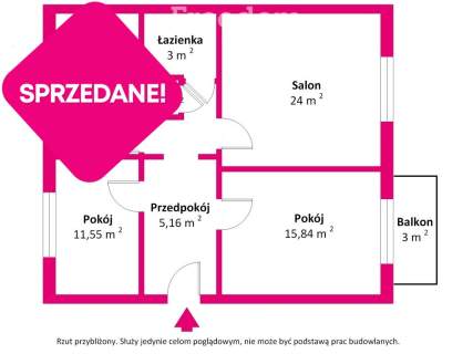 3 pokoje z garażem i działką