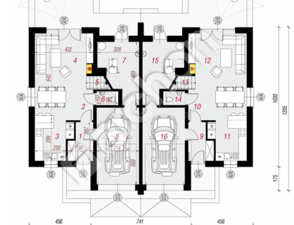 Bliźniak stan deweloperski 140m2 750m2 działka