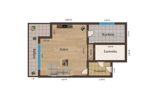 Przytulne 35,3m2 /duży balkon/ miejsce parkingowe