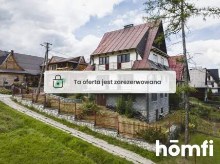 Inwestycyjna willa z widokiem przy stoku Podhale
