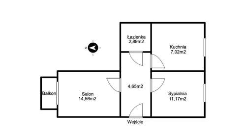 Mieszkanie w świetnej lokalizacji Balkon Piwnica