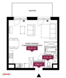 Zamieszkaj w funkcjonalnym apartamencie.. jedynie 1 km od centrum...