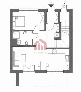 2-pokoje ul. Słocińska z ogródkiem 47m2