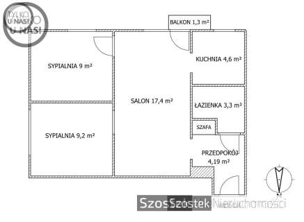 M. w ładnym bloku na pełnym zieleni Rakowie