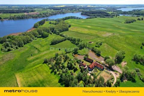 Działki z linią brzegową jeziora Dłużec - Mazury