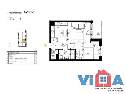 2-POKOJOWE MIESZKANIE W APARTAMENTOWCU
