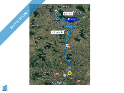 kDom 95 m / działka 28 arów 40 min od Krakowa