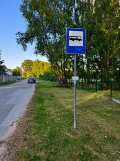 Działka z pieknymi widokami przy asfalcie