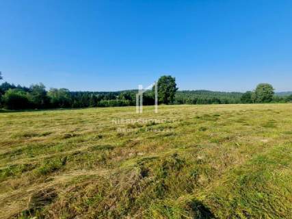 WIDOKOWA DZIAŁKA BUDOWLANA OTOCZONA ZIELENIĄ LASÓW I PÓL, ŚWI
