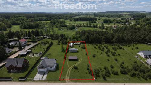 Malownicza działka nad rzeką Drwęcą, Pustki