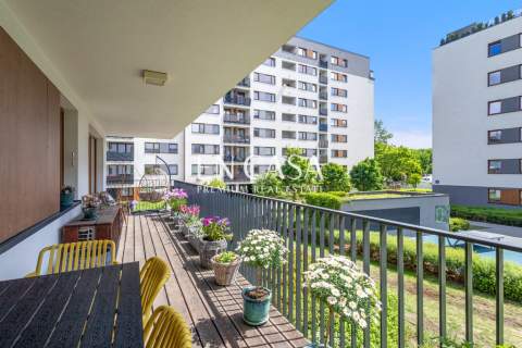 Nowoczesny apartament z dużym tarasem na Woli