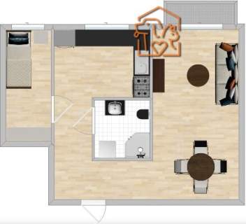 2 pokoje z balkonem, pet friendly, Rojna 35