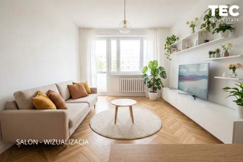 Centrum PKiN za oknem 2 pokoje Balkon Inwestycja