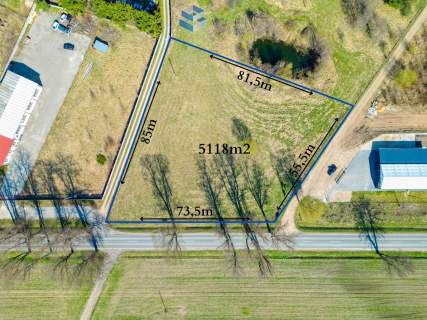 Działka budowlana na sprzedaż, 5118 m2, Burkat