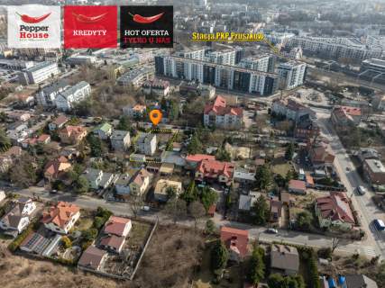 Działka z możliwością zabudowy bliźniaczej