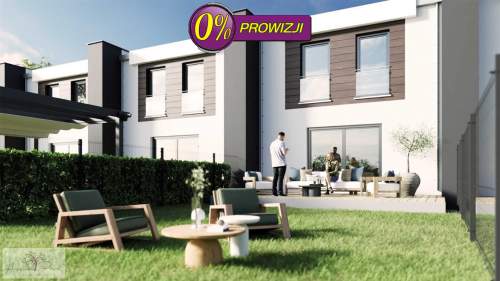 Skrajny segment 112m2 z ogrodem 500m2 - przy lesie