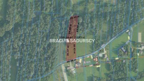 Klimatyczna działka budowlano-leśna w Sieprawiu