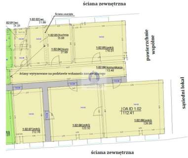 Śródmieście lokal biurowy 112,41m2 do wynajęcia