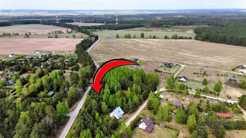 Działki budowlane ok. 270 m od jeziora Dołgie.