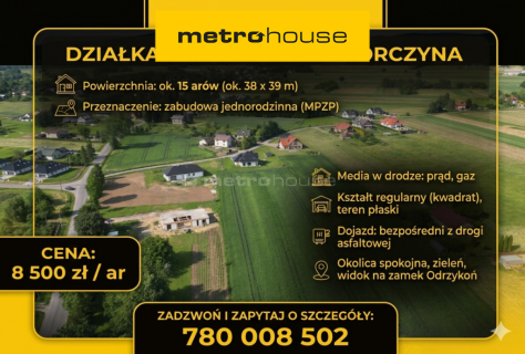 Działka w malowniczej Korczynie