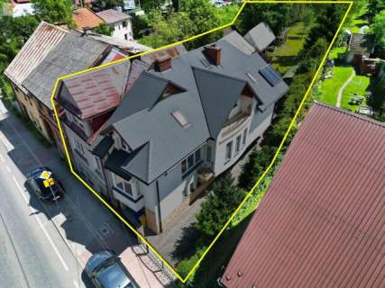 Dwa domy budynek gosp. na działce 1 900 m2 Centrum Jordanowa