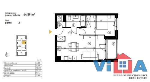 2-POKOJOWE MIESZKANIE W APARTAMENTOWCU