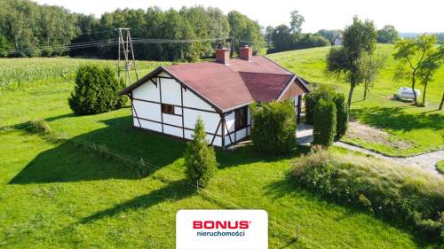Mazury, Choszczewo   dom w ustronnym miejscu.