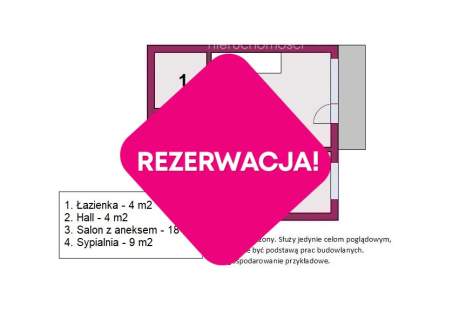 2 pokoje, 1 piętro, balkon, blisko Manufaktury